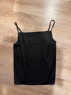 Classic Black Satin Cami